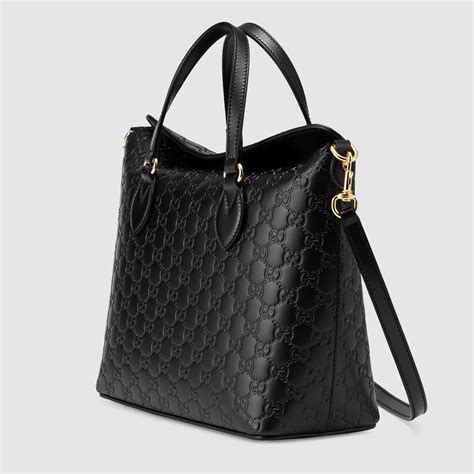 are gucci bags leather|gucci shoulder tote bag.